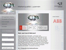 Tablet Screenshot of markenqualitaet-lupenrein.de